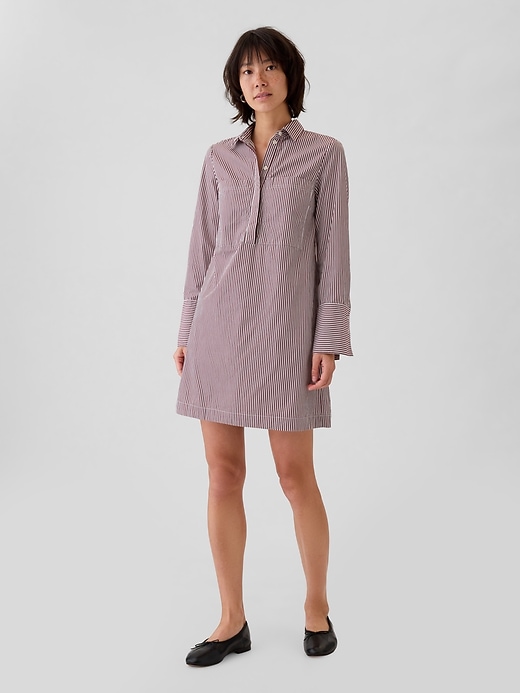 Image number 1 showing, Organic Cotton Mini Shirtdress