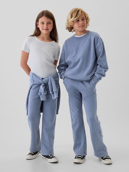 Image number 10 showing, Kids Vintage Soft Relaxed Cargo Sweatpants