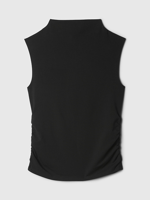 Image number 5 showing, Modern Funnel-Neck Ruched Tank Top