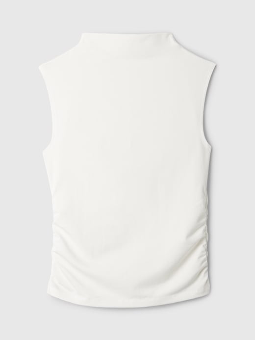 Image number 5 showing, Modern Funnel-Neck Ruched Tank Top