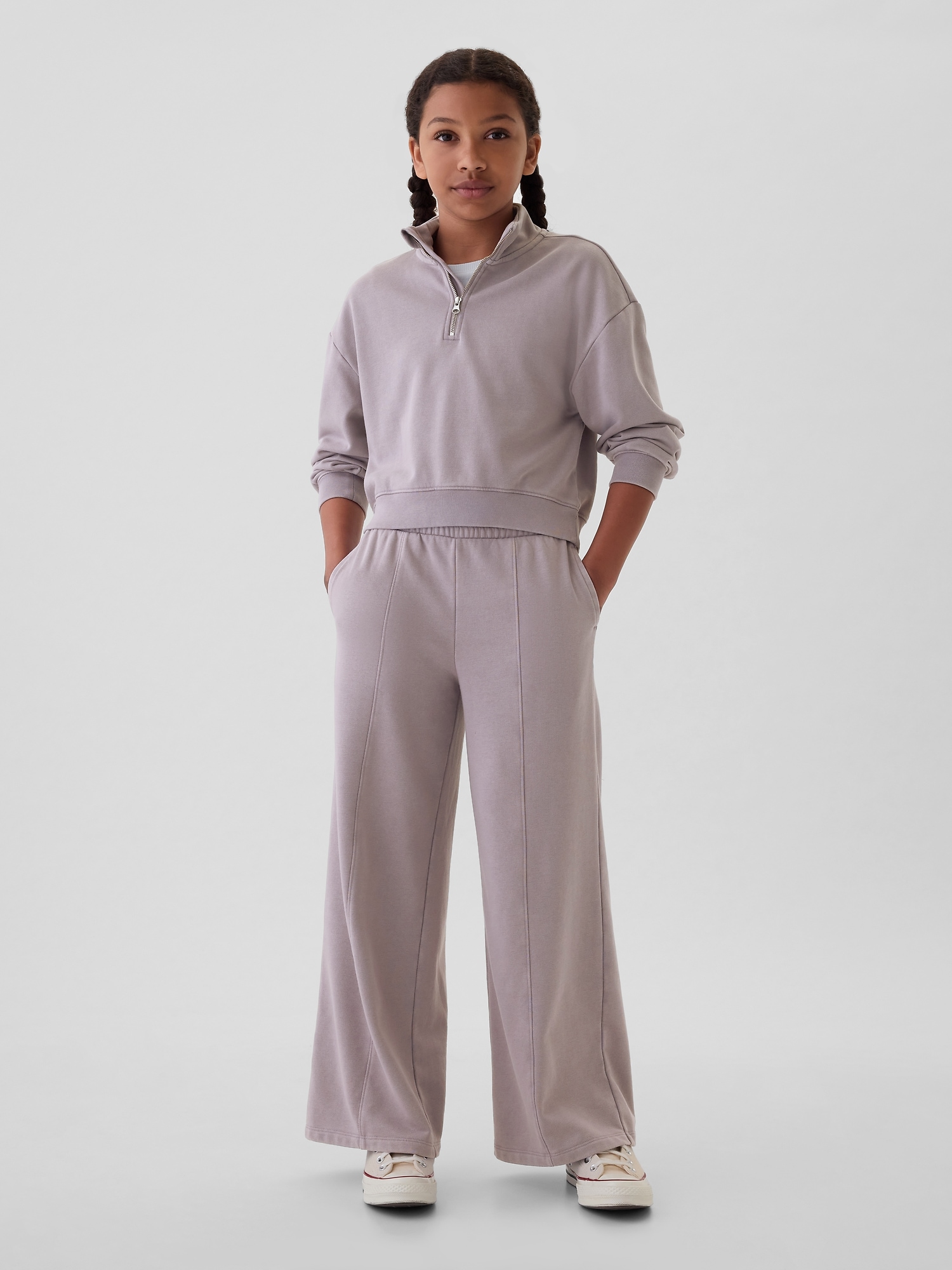 Kids Vintage Soft Wide-Leg Sweatpants