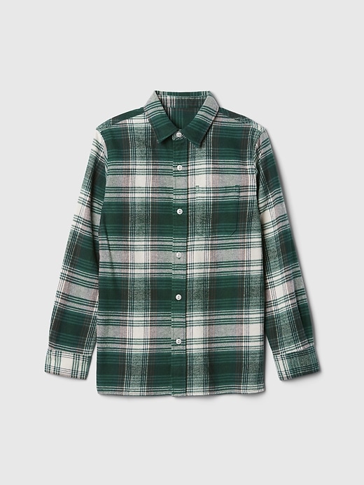 Image number 5 showing, Kids Organic Cotton Flannel Shirt