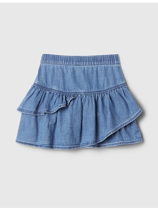 Image number 1 showing, babyGap Denim Ruffle Skirt