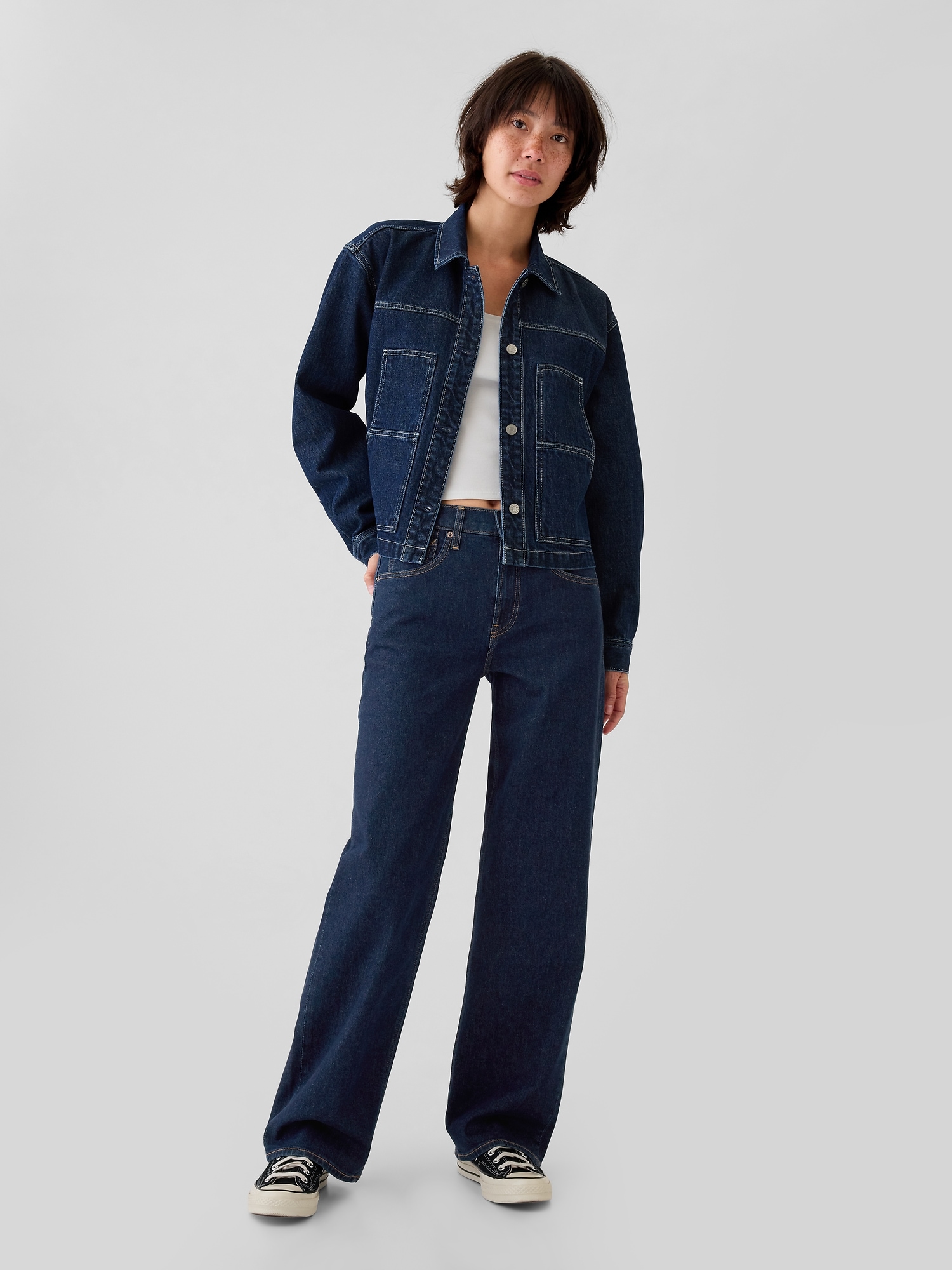 Mid Rise '90s Loose Jeans
