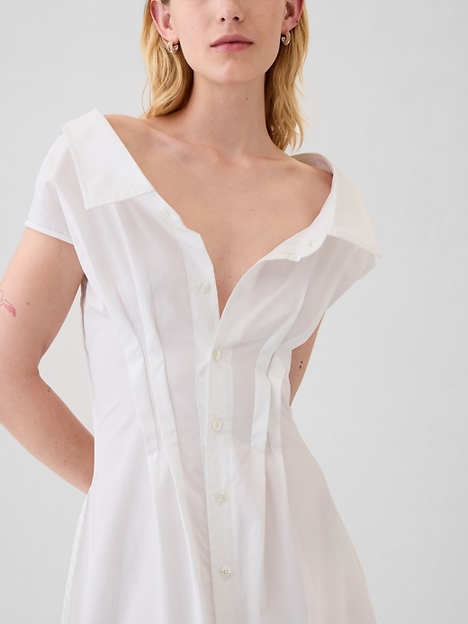 Image number 4 showing, Poplin Shirtdress Created by Zac Posen