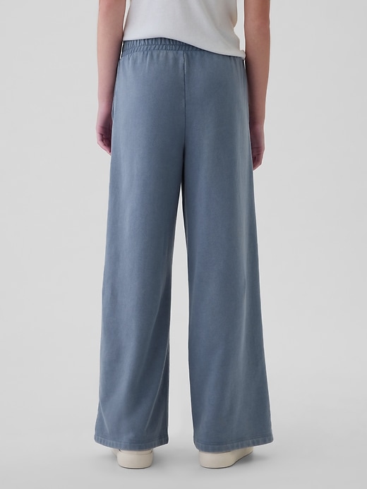 Image number 2 showing, Kids Vintage Soft Wide-Leg Sweatpants