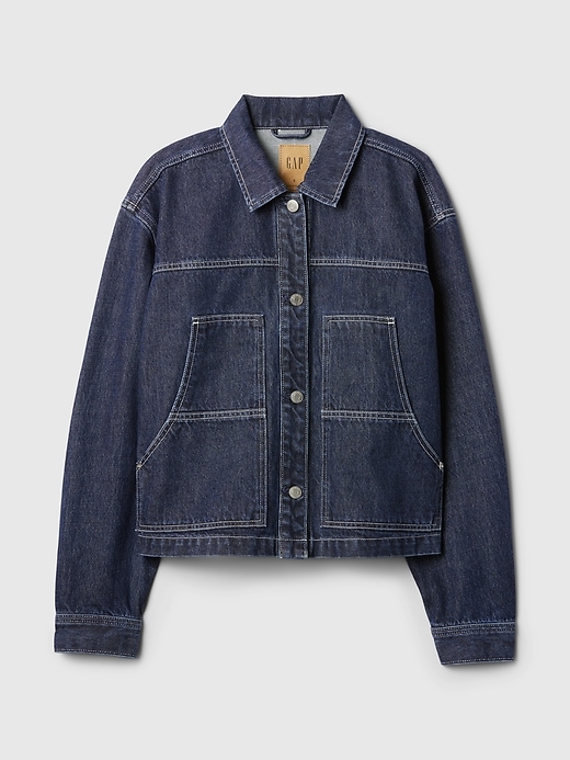 Image number 5 showing, Cropped Denim Jacket