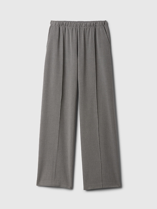 Image number 7 showing, Wide-Leg Seamed Pull-On Pants