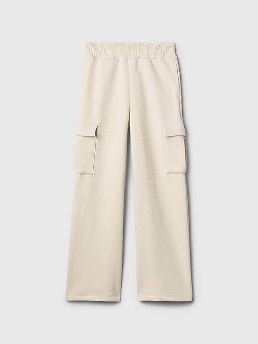 Image number 5 showing, Kids Vintage Soft Wide-Leg Cargo Sweatpants