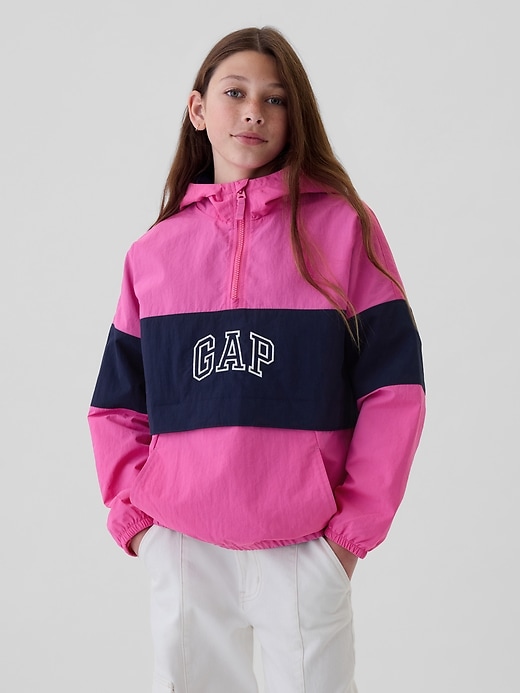 Image number 1 showing, Kids Recycled Anorak Windbreaker