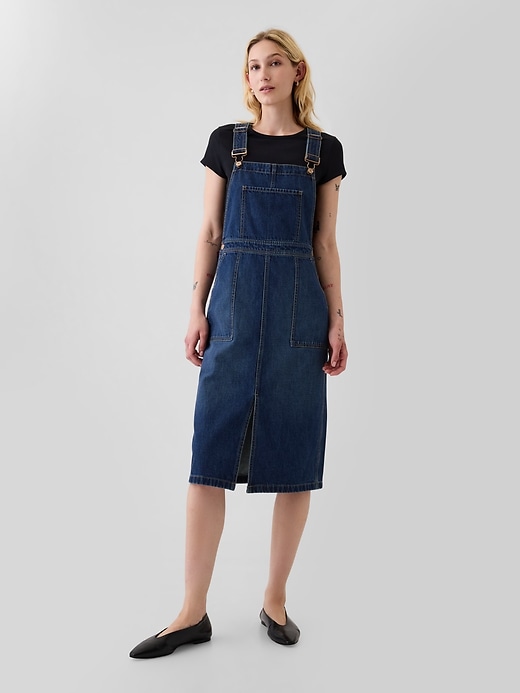 Image number 1 showing, Denim Midi Skirtall