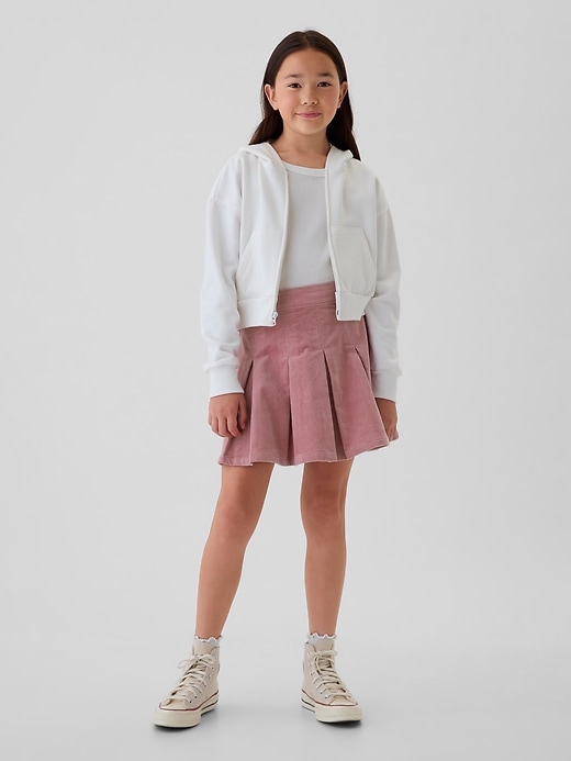 Image number 1 showing, Kids Corduroy Pleated Skirt