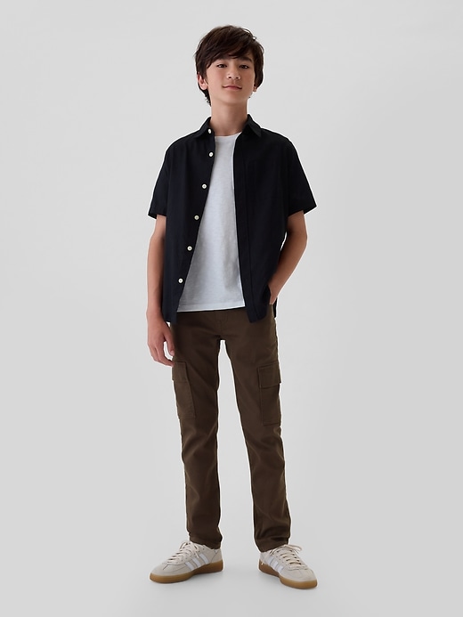 Image number 6 showing, Kids UltraSoft Slim Cargo Jeans