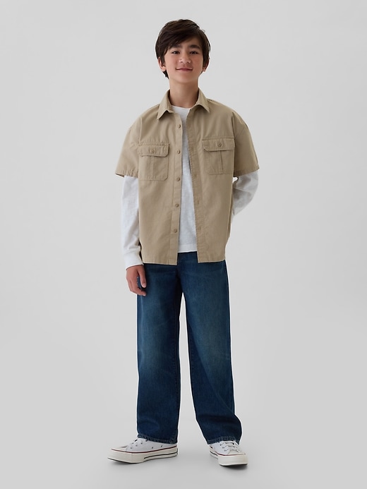 Image number 1 showing, Kids Baggy Jeans