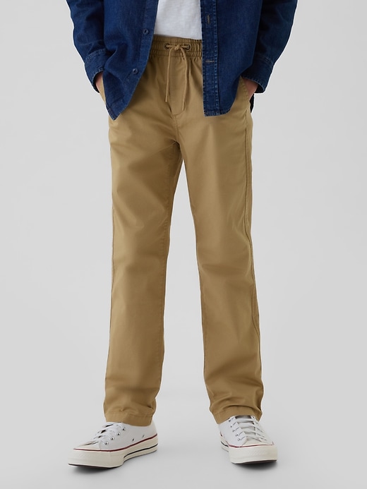 Image number 2 showing, Kids Pull-On Straight Khakis