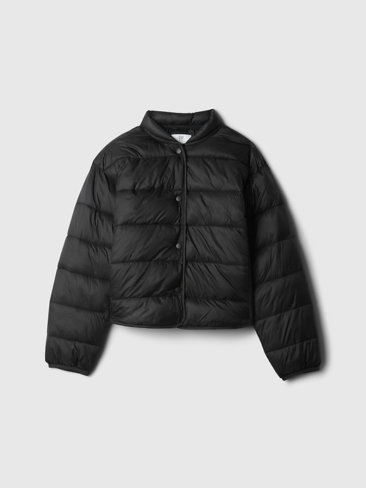 Image number 5 showing, Kids Recycled Lightweight PrimaLoft® Puffer Bomber Jacket