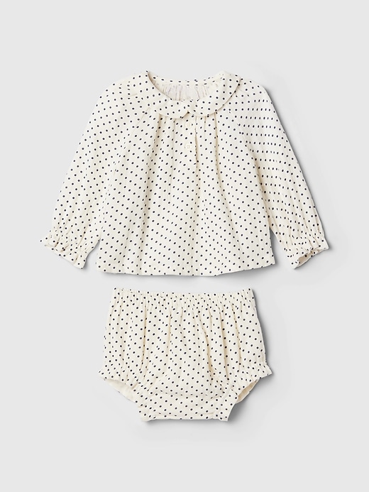 Image number 1 showing, Baby Polka Dot Outfit Set