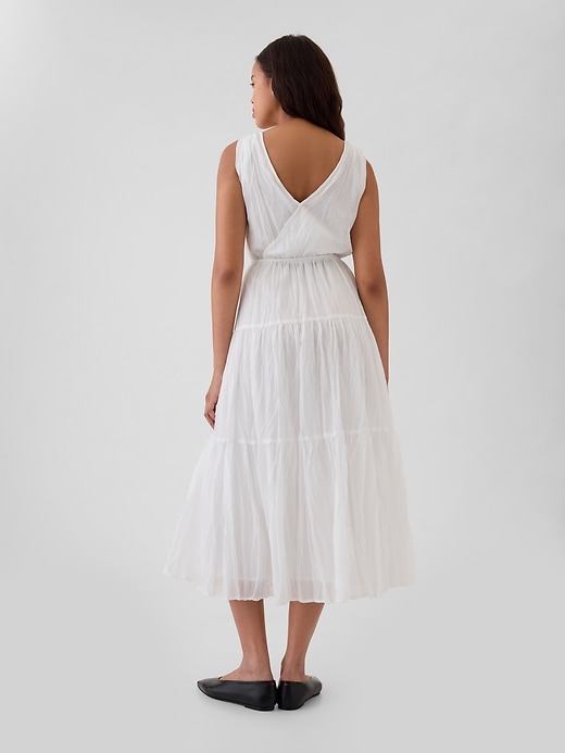 Image number 2 showing, Pleated Tiered Maxi Dress