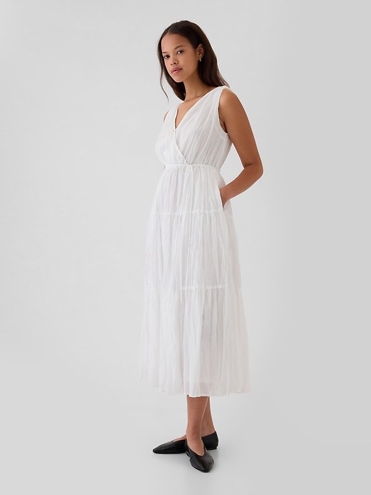 Image number 3 showing, Pleated Tiered Maxi Dress