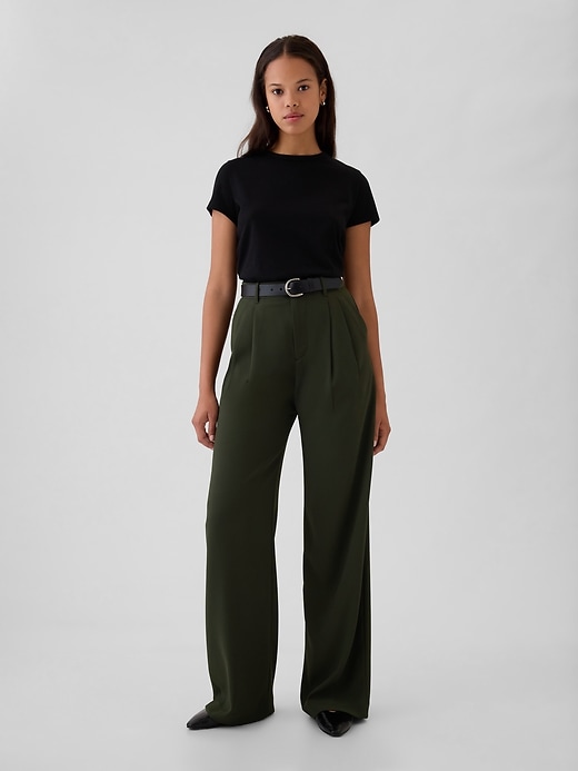 Image number 1 showing, 365 High Rise Pleated Trousers