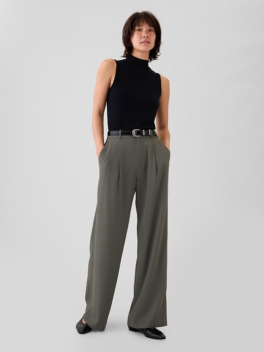 Image number 1 showing, 365 High Rise Pleated Trousers