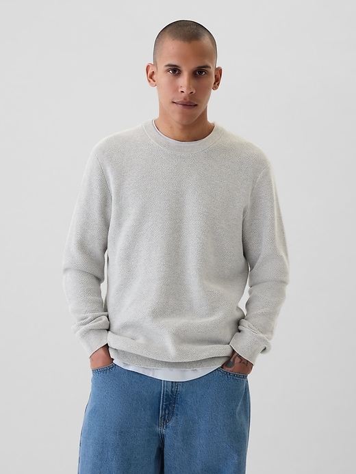 Image number 1 showing, Textured Sweater