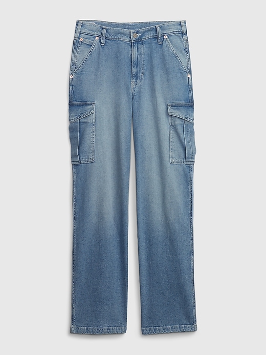 Image number 6 showing, Mid Rise '90s Loose Cargo Jeans
