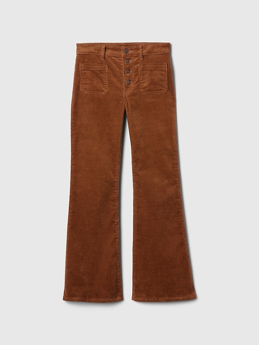 Image number 5 showing, Kids High Rise Corduroy '70s Flare Pants