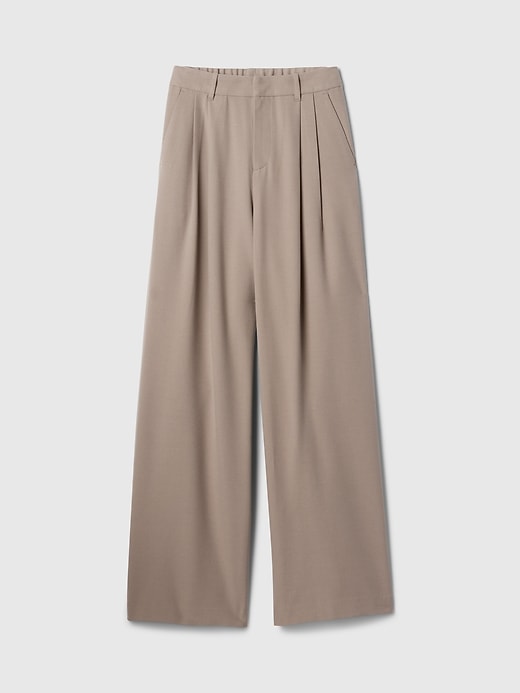 Image number 7 showing, 365 High Rise Brushed Twill Pleated Trousers