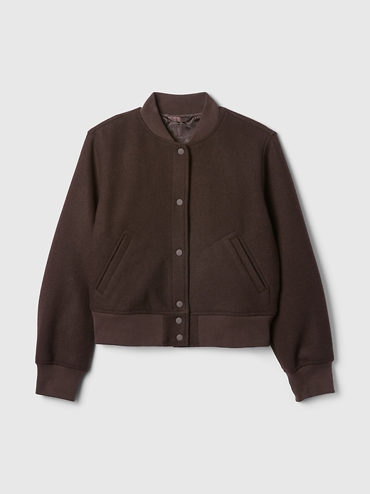 Image number 5 showing, Wool Bomber Jacket