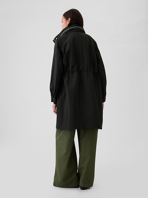 Image number 2 showing, Oversized Nylon Parka