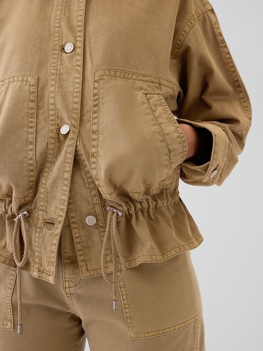 Image number 4 showing, Twill Utility Jacket