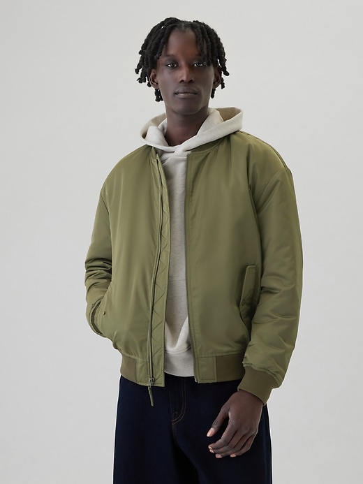 Image number 1 showing, Relaxed Bomber Jacket