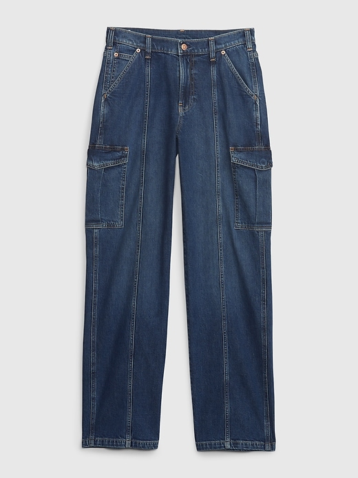 Image number 6 showing, Mid Rise ’90s Loose Cargo Jeans