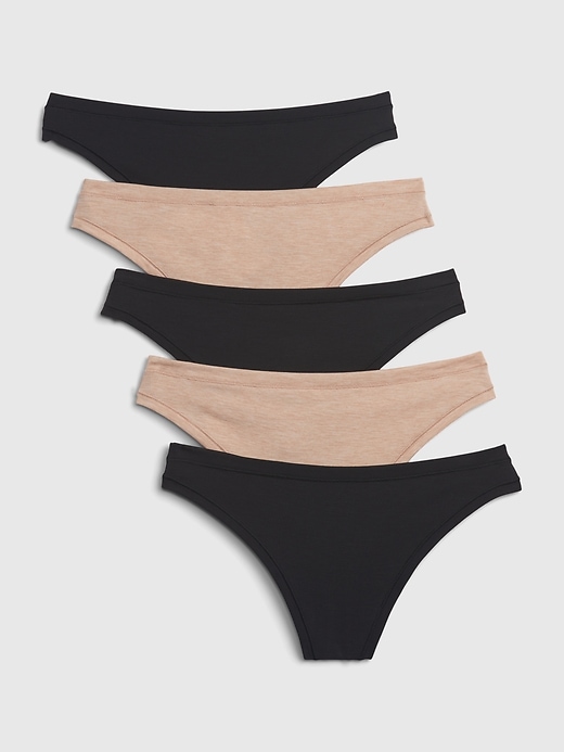 Image number 1 showing, Breathe Thong (5-Pack)