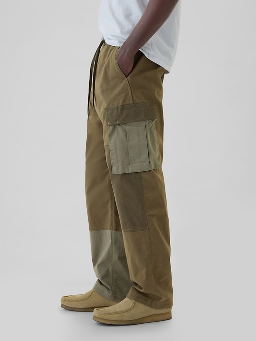 Image number 3 showing, Patchwork Cargo Pants