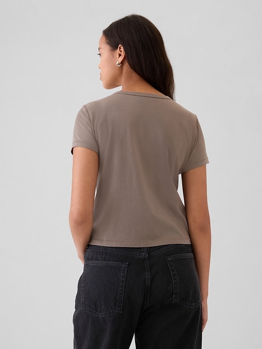 Image number 2 showing, Organic Cotton Vintage Shrunken T-Shirt