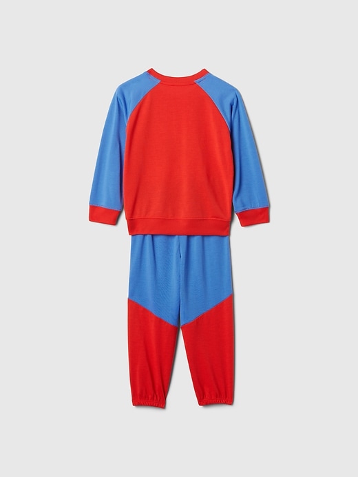 Image number 2 showing, babyGap &#124 Marvel Recycled Spider-Man Costume PJ Set