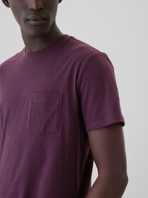 Image number 4 showing, Organic Cotton Pocket T-Shirt