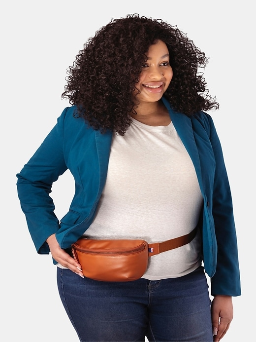 Image number 2 showing, Kibou Mini Vegan Leather Belt Bag