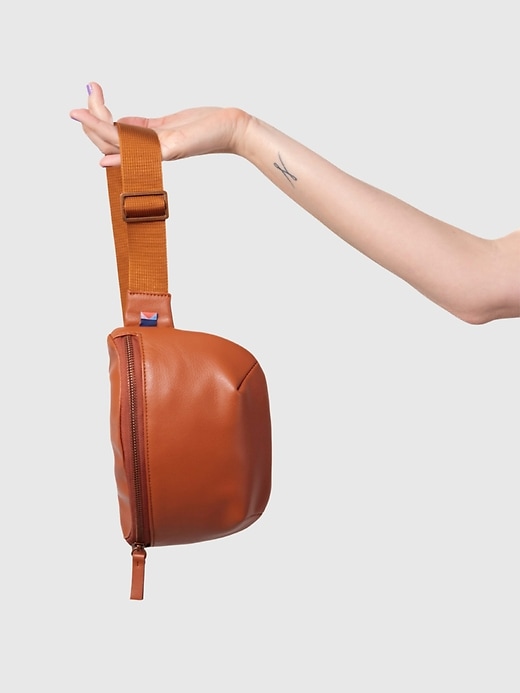 Image number 5 showing, Kibou Mini Vegan Leather Belt Bag