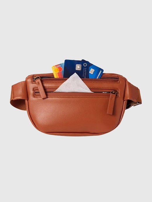 Image number 6 showing, Kibou Mini Vegan Leather Belt Bag