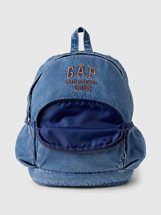 Image number 5 showing, Gap &#215 American Girl Logo Denim Backpack