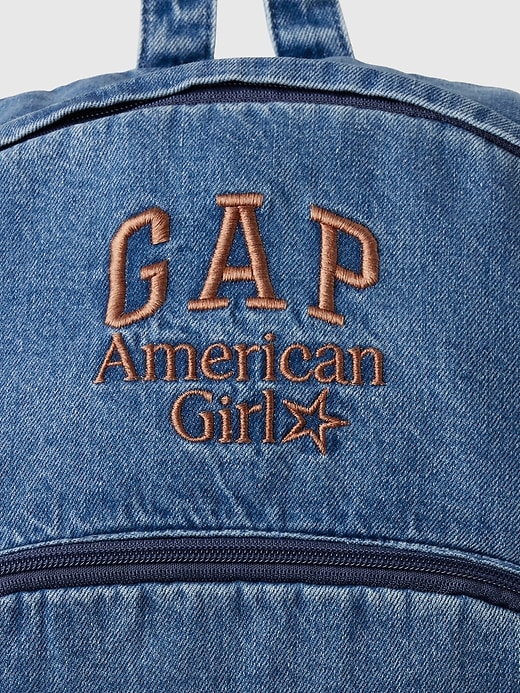 Image number 3 showing, Gap &#215 American Girl Logo Denim Backpack