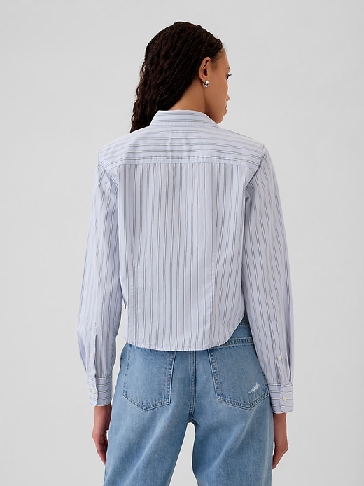 Image number 2 showing, Organic Cotton Cropped Shirt