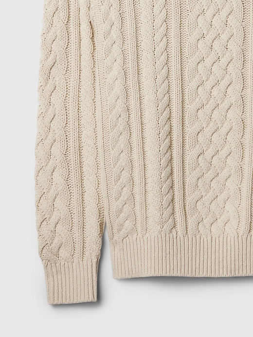 Image number 4 showing, Relaxed Cable-Knit Sweater