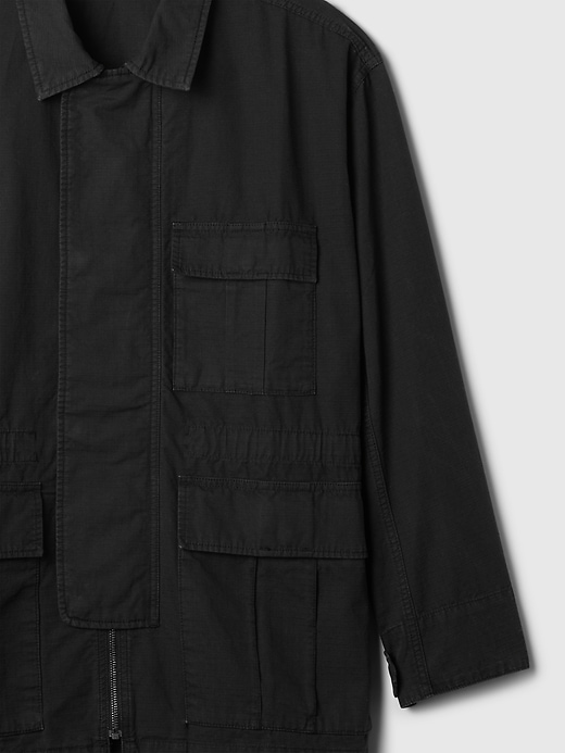 Image number 4 showing, Ripstop Utility Fatigue Jacket