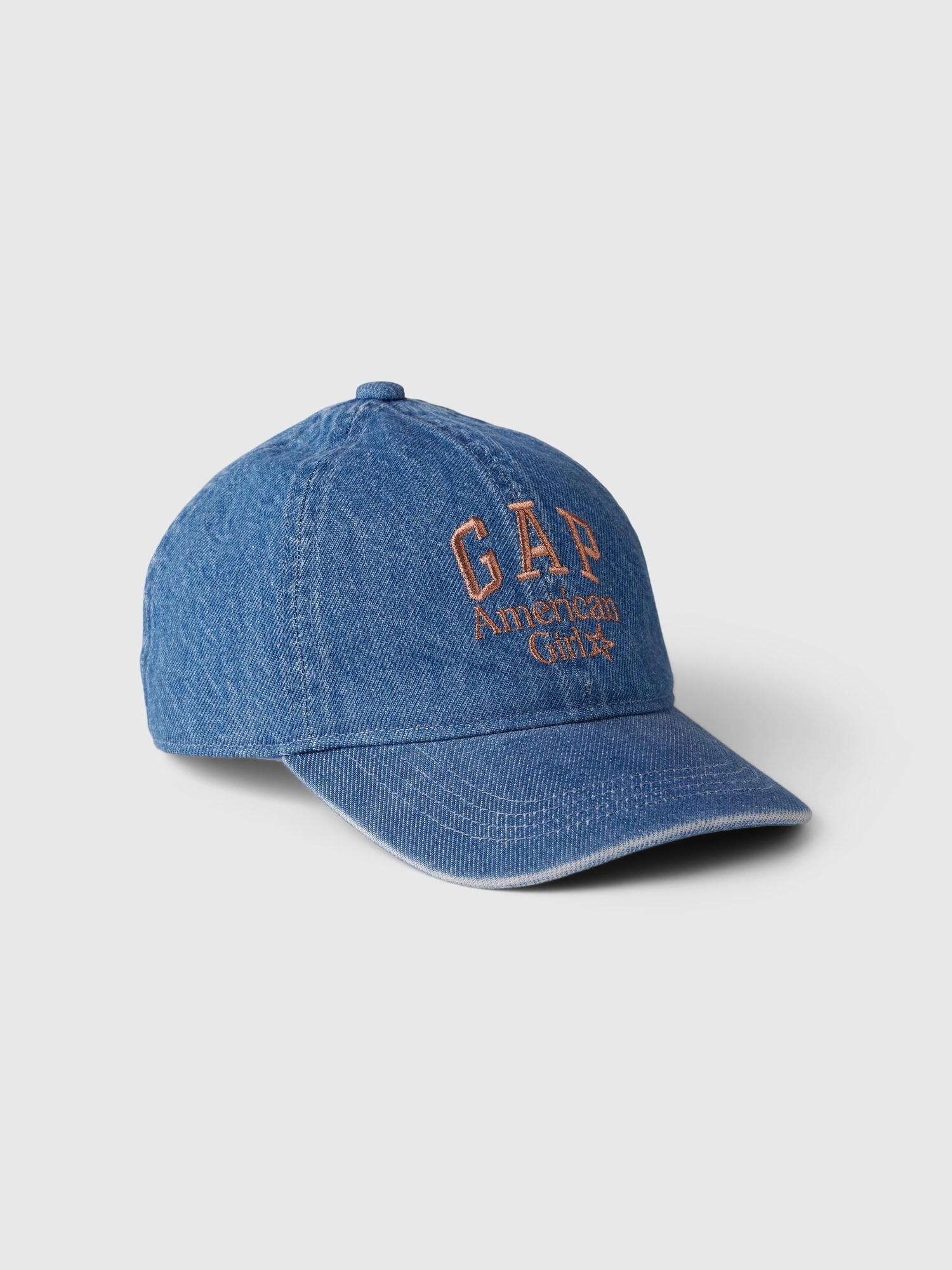 Gap × American Girl Logo Denim Baseball Hat