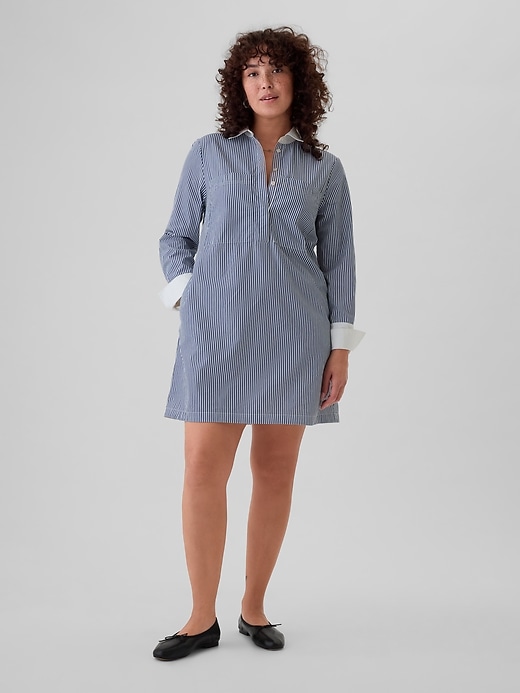 Image number 5 showing, Organic Cotton Mini Shirtdress