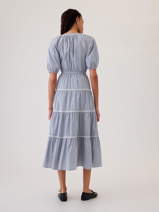 Image number 2 showing, Tiered Maxi Shirtdress